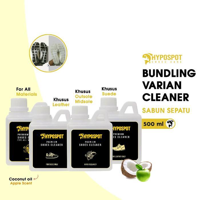 SIAPKIRIM Paket Bundling Varian Cleaner 500ml - Sabun Cuci Pembersih Sepatu - Varian Cleaner Shoes
