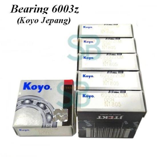 BEARING 6003Z KOYO JAPAN BALL BEARING 6003ZZ KOYO JEPANG BEARING 6003Z BALL BEARING 6003ZZ COVER