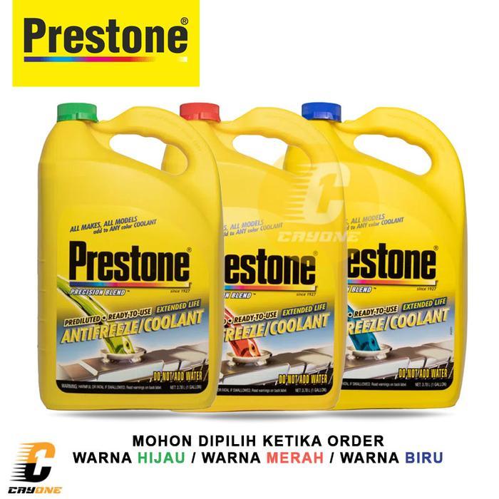 Prestone Antifreeze Radiator Coolant 33% - Air Radiator Mobil 3.78 L