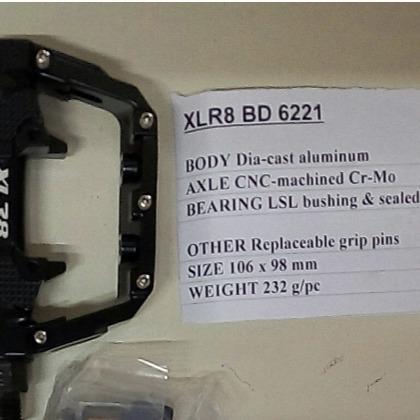 Pedal Xlr8 Accelerate Taiwan Scbd6221 Black & Box