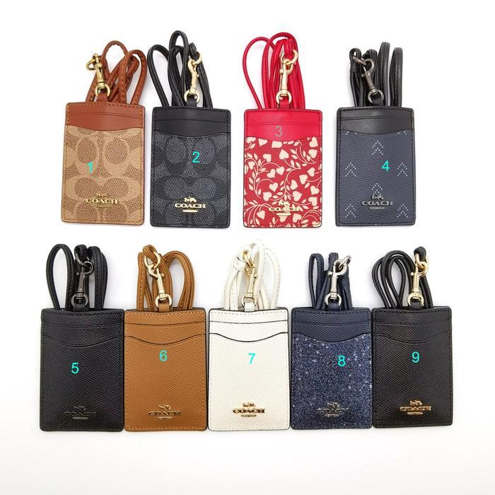 Lanyard Name Tag Gantungan ID Card Holder Name Tag Holder Metal Logo