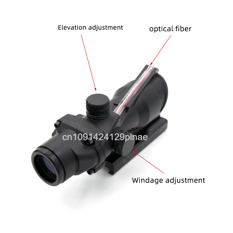 Adjustable 4X32 Red Dot 1X 4X Scope Rm Red Dot Tactical Scope 20Mm Rail Scope For G-Lock Hunting