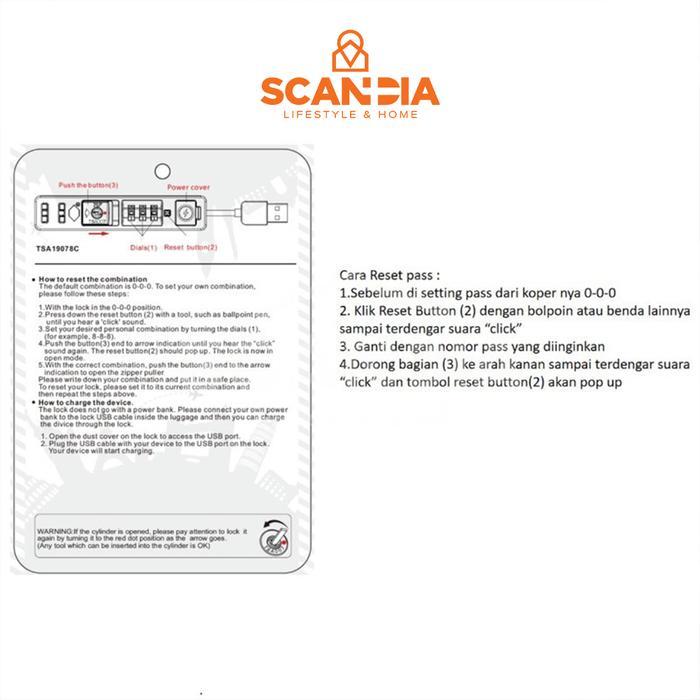 SCANDIA Aaron Hardcase Luggage 24 Inch Dark Green - Koper Tas Penyimpanan Khusus Travel Bag