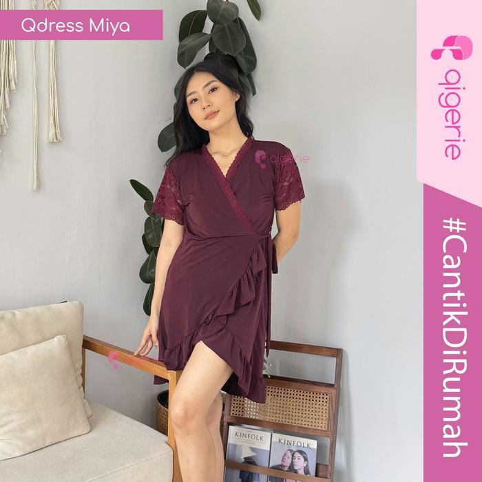 TERLARIS MIYA QIGERIE KIMONO DRESS DASTER KEKINIAN TERBARU BAJU TIDUR SEXY