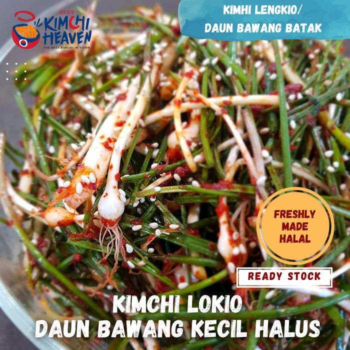 KIMCHI LOKIO / DAUN BAWANG KECIL 600G