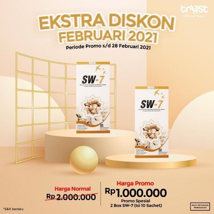 SW 7 SW7 ORI 100% Minuman Kesehatan Serbuk Sarang Burung Walet Asli Gratis Ongkir