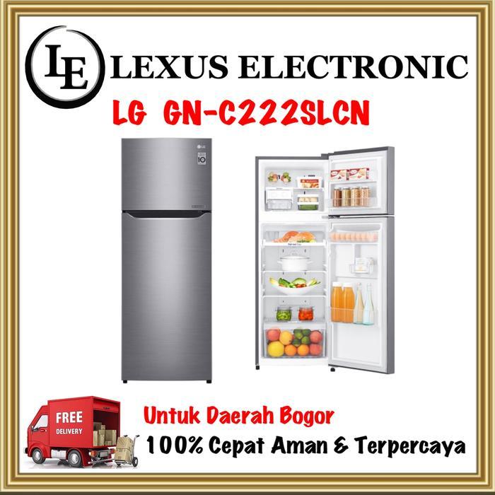 LG GN-C222SLCN GNC222SLCN GNC222 KULKAS LG 2 PINTU KULKAS INVERTER LG