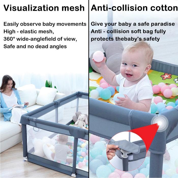 CodBliss Baby Pagar Bayi Bermain Pagar Mainan Anak Baby Playpen Pagar Bayi Mandi Bola Anak Playpen