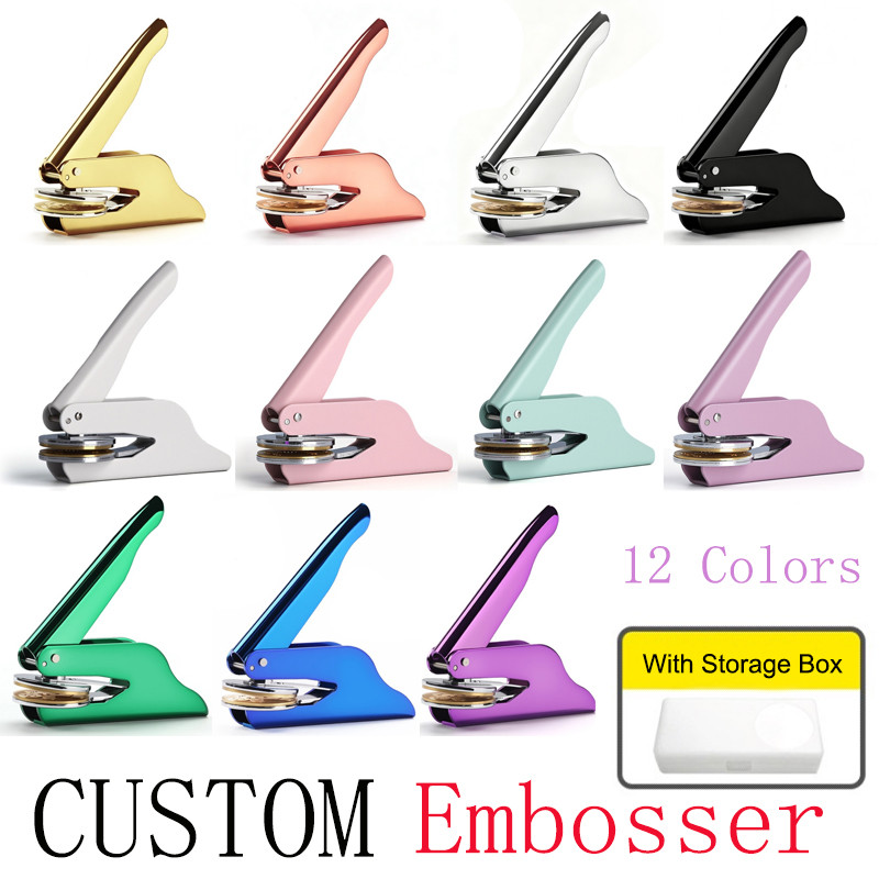 Custom Book Embosser, Personalized Book Stamp, Logo Embosser, From the Library of, Wedding Embosser,