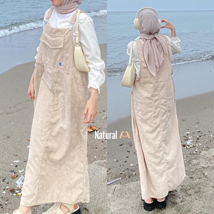 Stiego-Overal Rok Corduroy Wanita /Baju Kodok Wanita Terlaris