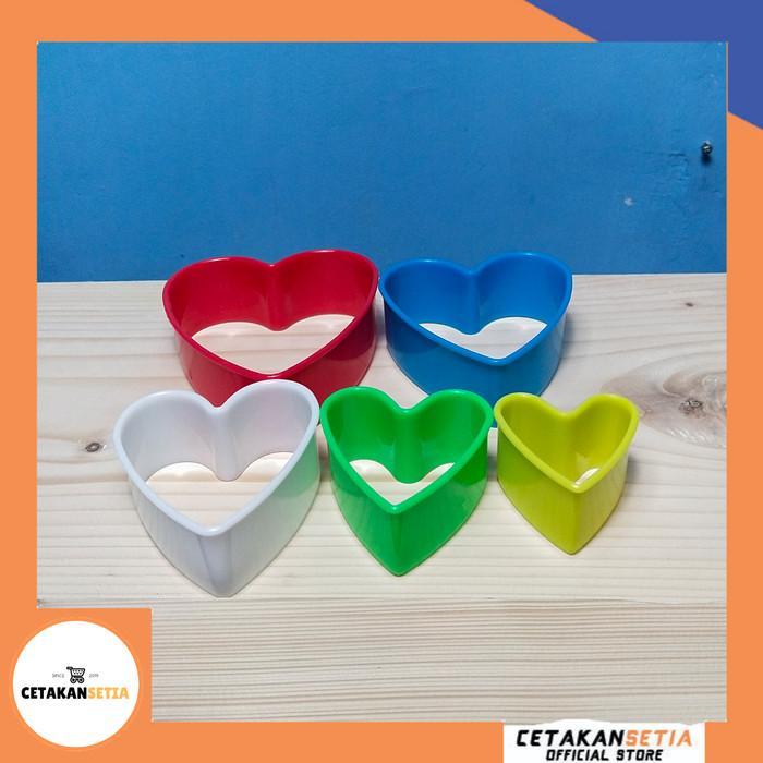 Ring Cutter Love Hati Cetakan Bento Cookies Kue Kering Fondant