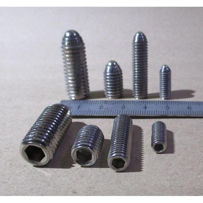 Ball Spring Head Plunger Stainless Steel 304 M6/M8/M10/M12