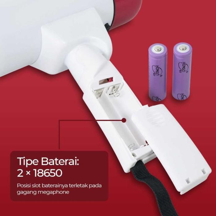 Megaphone Pengeras Suara Toak Bluetooth Voice Recorder Microphone