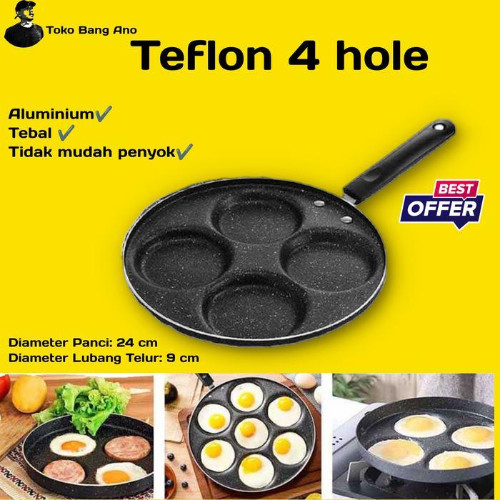 Teflon Dorayaki Teflon Cetak TelurCetakan Kue Lumpur Martabak Mini