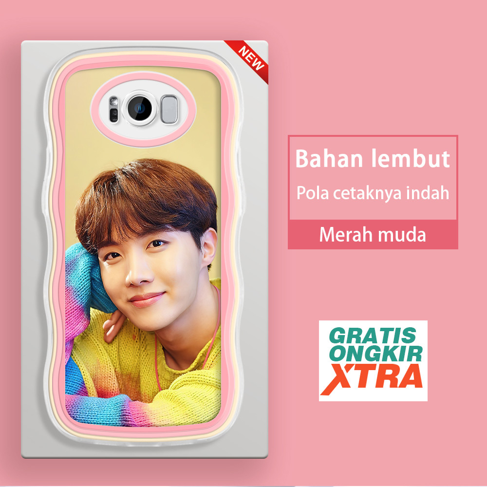 Casing HP Samsung S8 S9 S10 S20 Plus S25 Ultra S24 FE S22 S21 5G   Pola J-Hope BTS Korea  warna-warn
