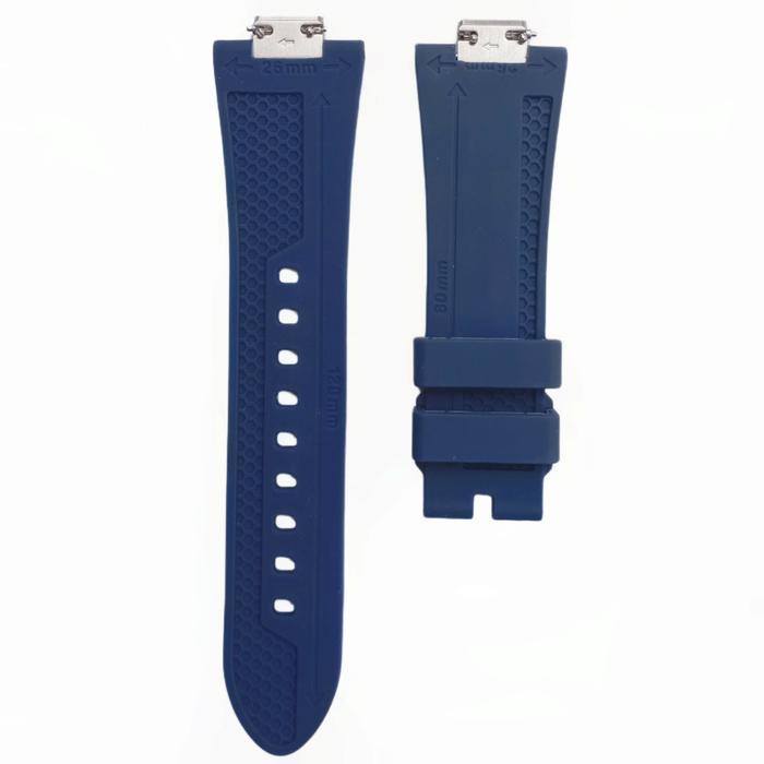 Tali Jam Tangan Tissot PRX Replacement Strap Rubber Tissot PRX 40 MM Buckle Butterfly 8118.26