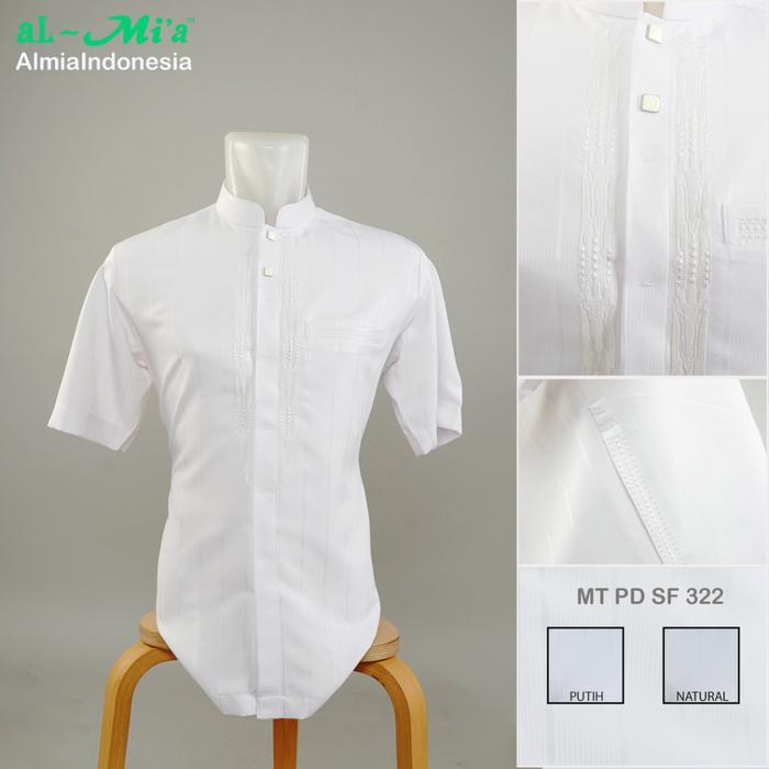 Baju Koko Al-Mia MT Sofa 322 Lengan Pendek