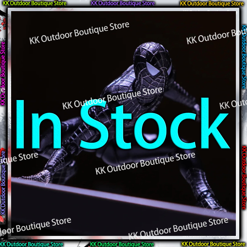 In Stock Ct Toys Spiderman Black Suit Version Tobey Maguire Symbiote Figure Spider-Man Anime Action