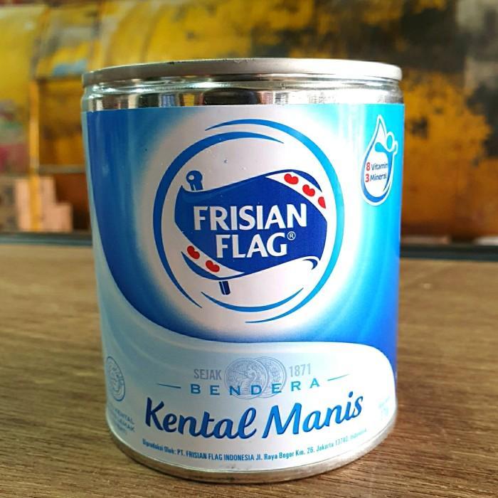 SUSU BENDERA KENTAL MANIS FRISIAN FLAG PUTIH - 1 DUS 48 KALENG 370GR [TERBARU[TERLARIS[ORIGINAL[ASLI
