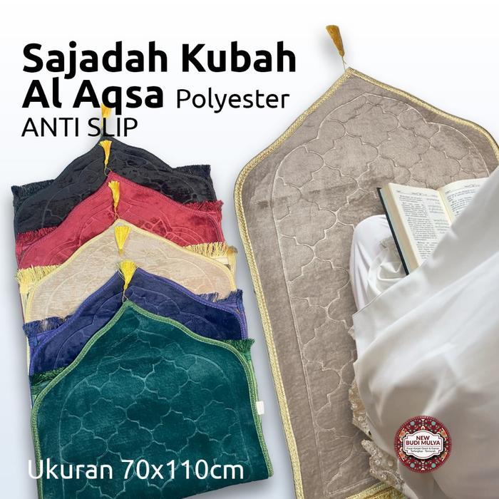 TERLARIS Sajadah Kubah Al Aqsa Polyester Ukuran 70x110cm untuk Masjid