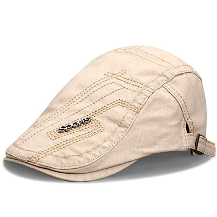 Topi Newsboy Jasper Jamont Flat Hat Pelukis Copet Patino Sutradara