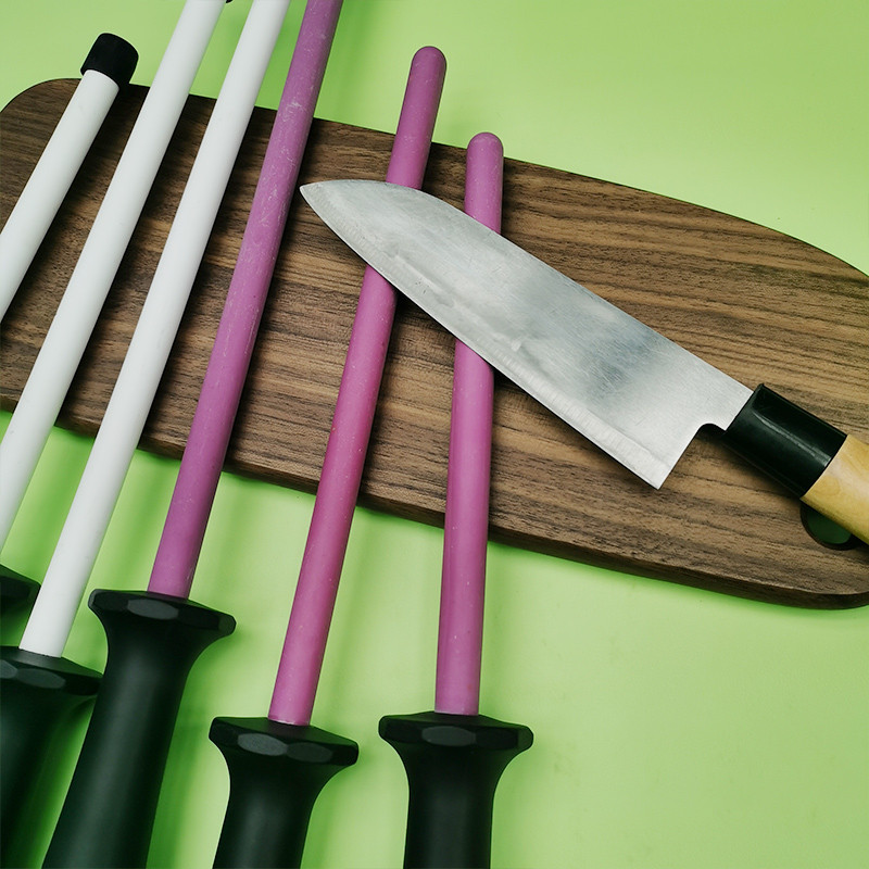 Knife Sharpening Rod Ceramic 10/12Inch Knife Sharpener Sharpening Steel Quickly Sharpening System