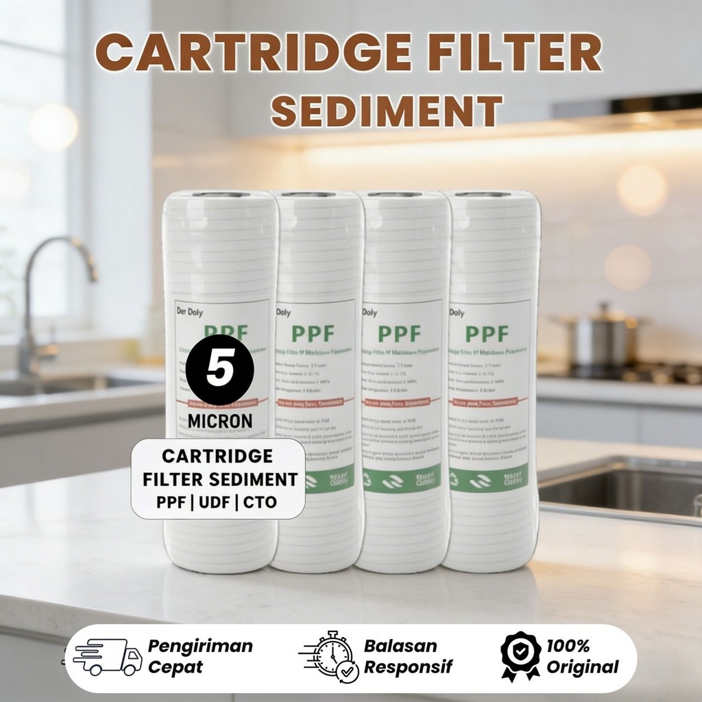 FILTER AIR SEDIMENT / BUSA SARINGAN AIR / CATRIDGE FILTER AIR / PP  FILTECH / DE WATER / FILTER AIR 