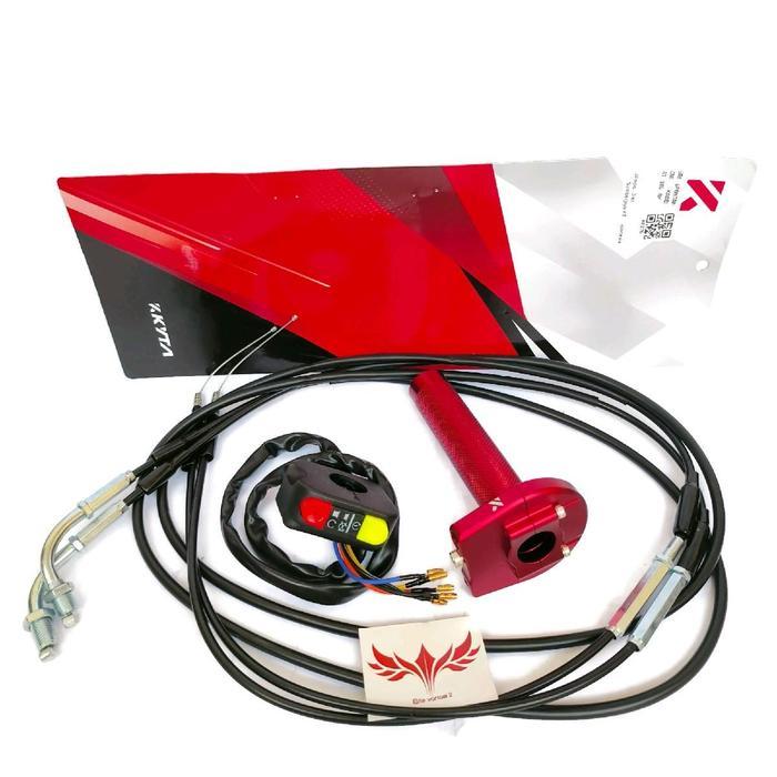 Gas Spontan KTC Kytaco 2 Kabel 190cm + Saklar PNP Original NMAX PCX AEROX ADV VARIO BEAT MIO