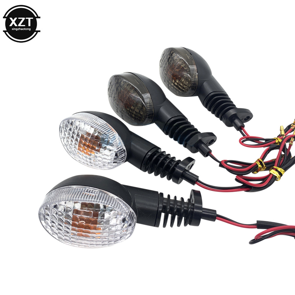 PROMO HARI INI 2pcs High Quality Motorcycle Turn Signal Lights For Kawasaki EX250 Ninja 250R KLX250S