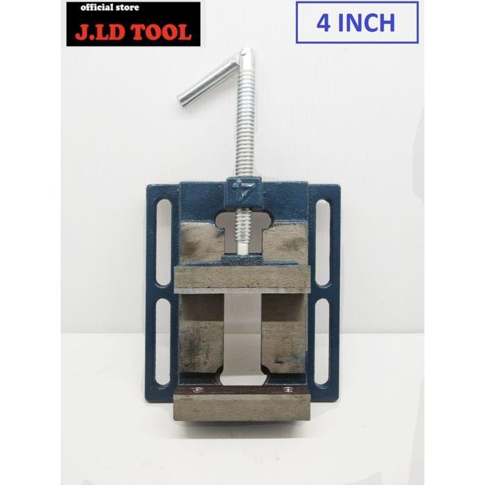 Catok Bor Duduk / Ragum 4 Inch Bor Duduk Jepit Tanggem
