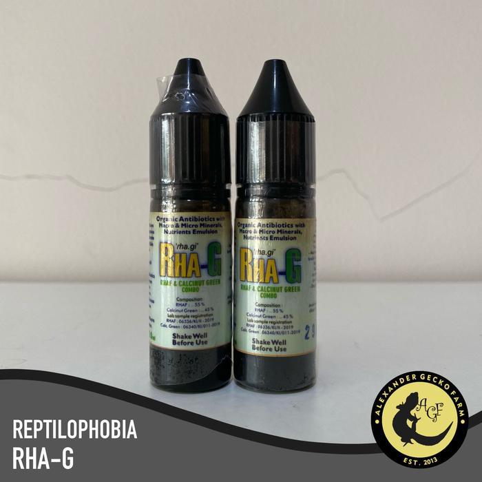 RHA-GI / RHAG OBAT HERBAL PENCERNAAN REPTIL / GECKO SAKIT MENCRET