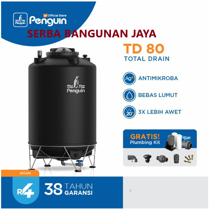 PENGUIN TD 80 ( 800 Liter ) TOREN TANGKI AIR