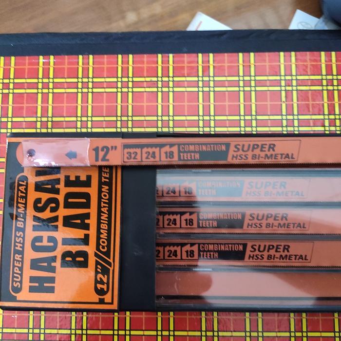 "New" Mata Gergaji Besi CAP MATA TJAP MATA HackSaw Blade 12"