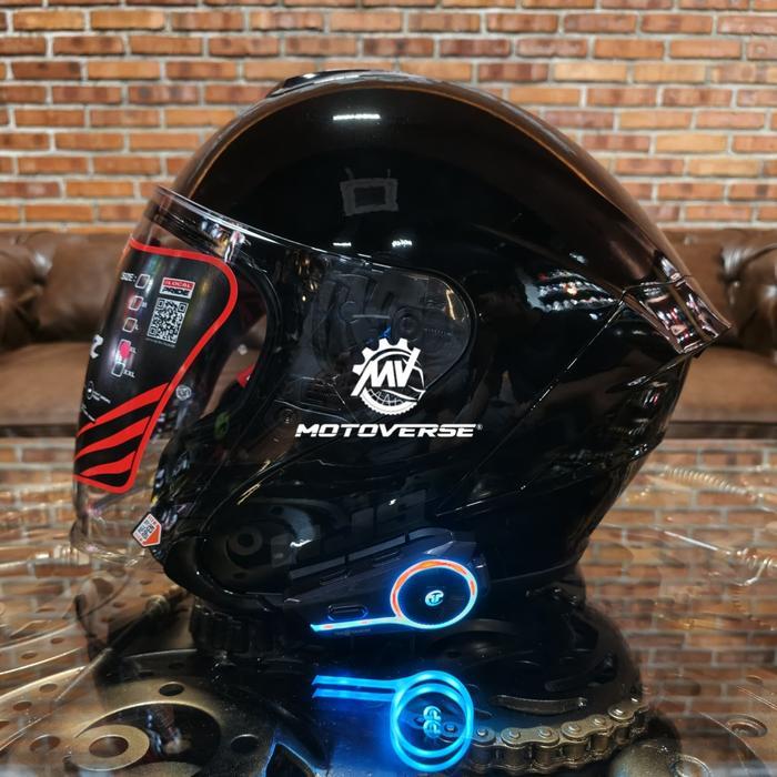 TERMURAH Helm NJS KOZ + Interkom Wateroof Garansi Resmi (Paket Helm & Intercom) READY STOCK