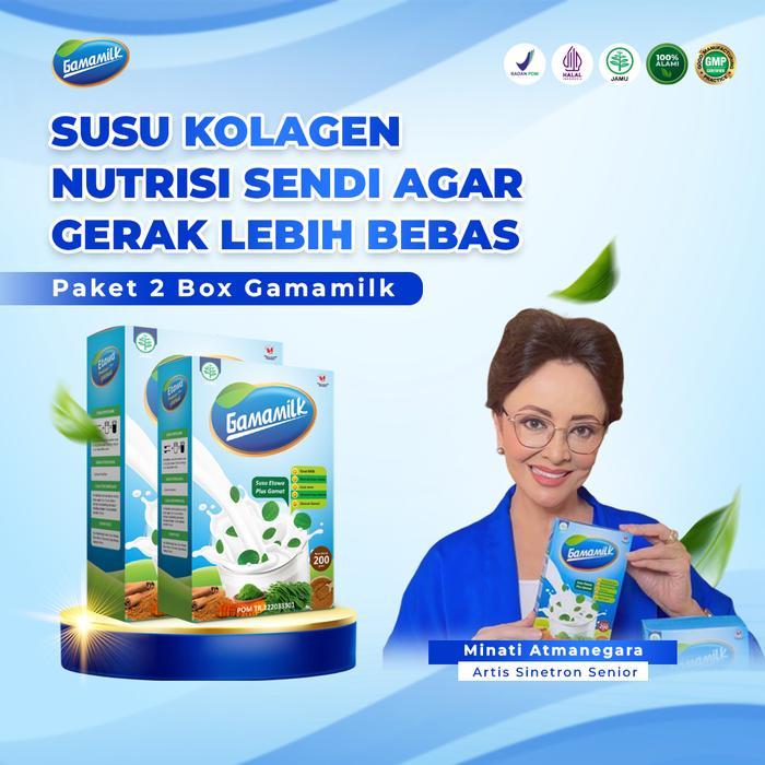 Susu Kambing Etawa Gamamilk 2 Box Susu Kambing Etawa Gamat/Teripang & Gula Aren Solusi Nutrisi