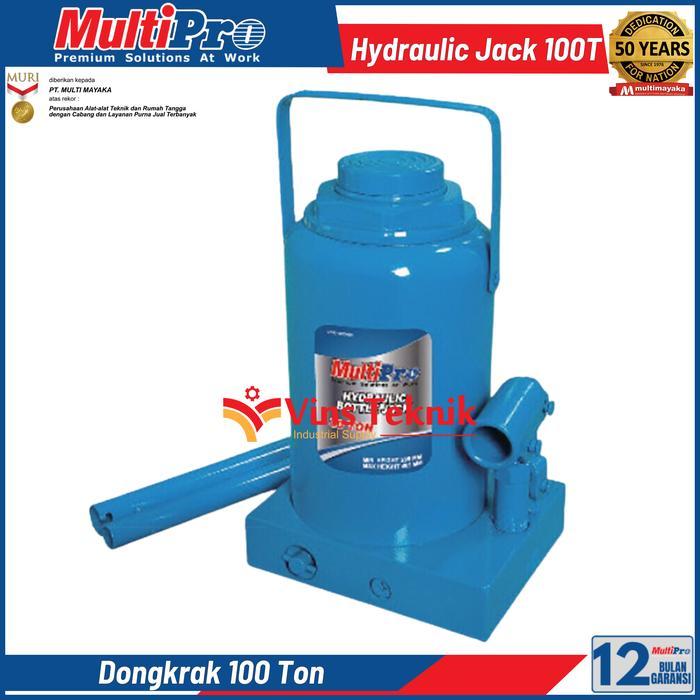 Dongkrak botol 100ton MULTIPRO hydraulic jack 100 ton