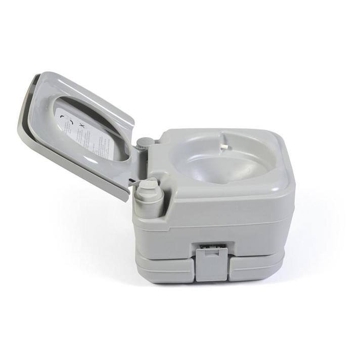 10L PORTABLE TOILET CAMPING FLUSH MOTORHOME TRAVEL WC REMOVABLE