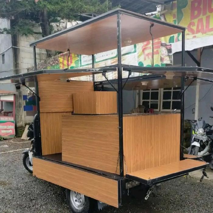 GEROBAK MOTOR JUALAN FOOD TRUCK,FOOD TRUCK MOTOR RODA TIGA,GEROBAK JUALAN MOTOR RODA TIGA,BOOTH,BOOT