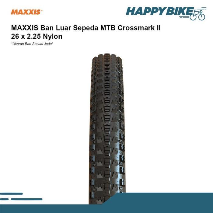 MAXXIS Tire Ban Luar Sepeda MTB Crossmark II 26 x 2.25 Nylon