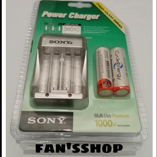 charger baterai sony + baterai sony