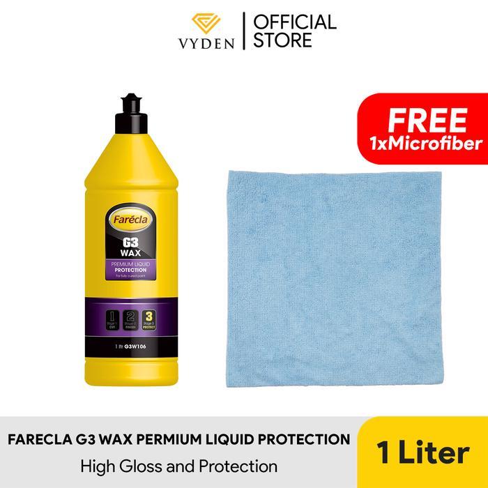 FARECLA G3 WAX 1 Liter Oripack Premium Liquid Protection Pengkilap Body Cat Mobil Efek Daun Talas