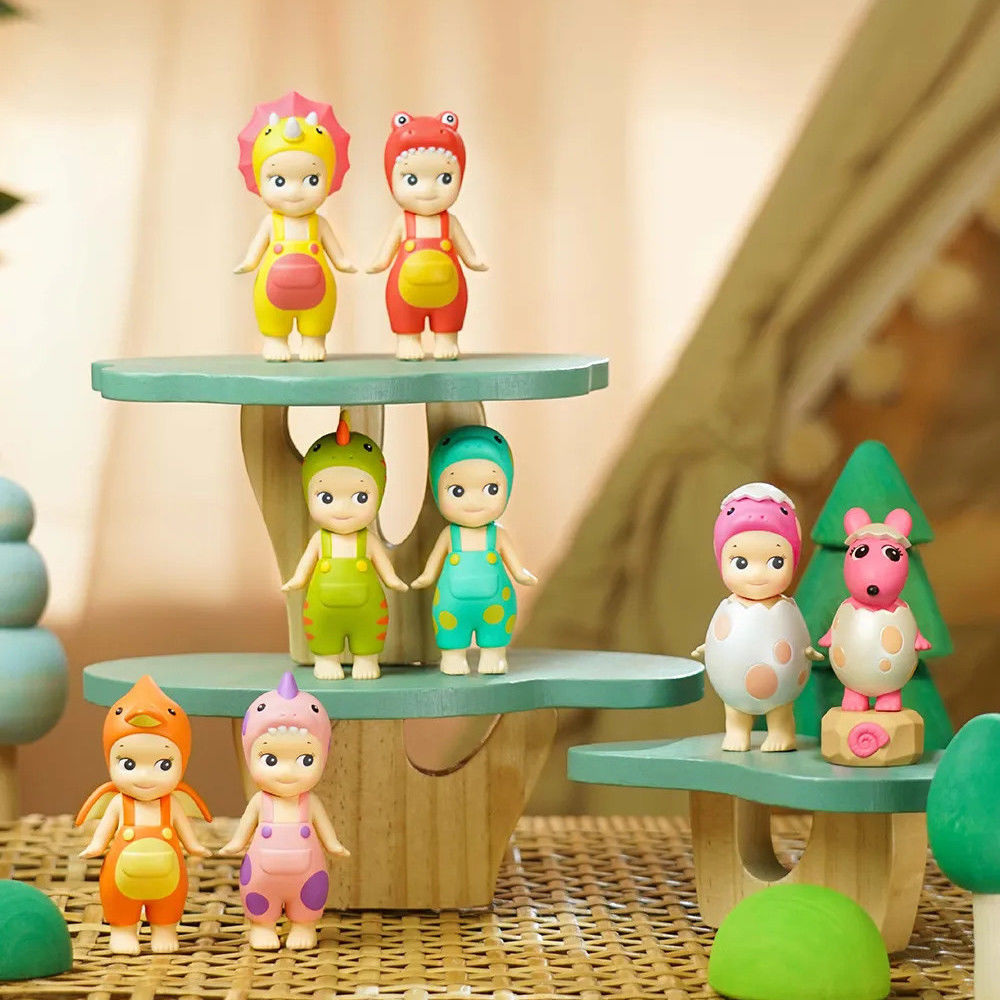 Sonny Angel Blind Box Dinosaur Hippers Anime Figures Ornaments Seoul Strawberry Dolls Fans Children