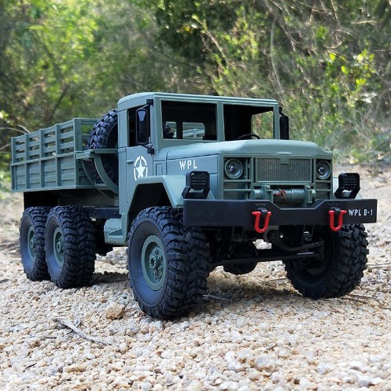 WPL B16 B-16 1:16 RC Truck WPL RC Crawler Car 6WD 2.4G Mini Off-Road Remote Control Car 15km/H Top