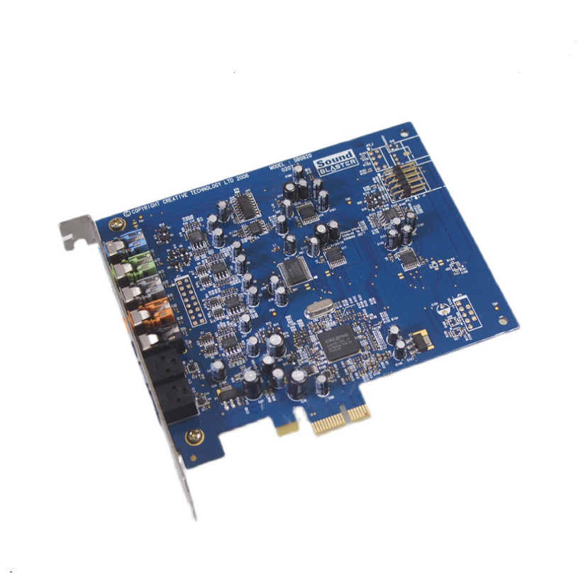 Original Sound Blaster X-Fi SB1040 High Quality PCI-E Sound Cards Music Movie Games Desktop Computer