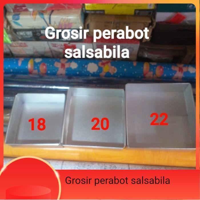 Loyang Kue Bolu Segi Kotak Ukuran 18 20 22