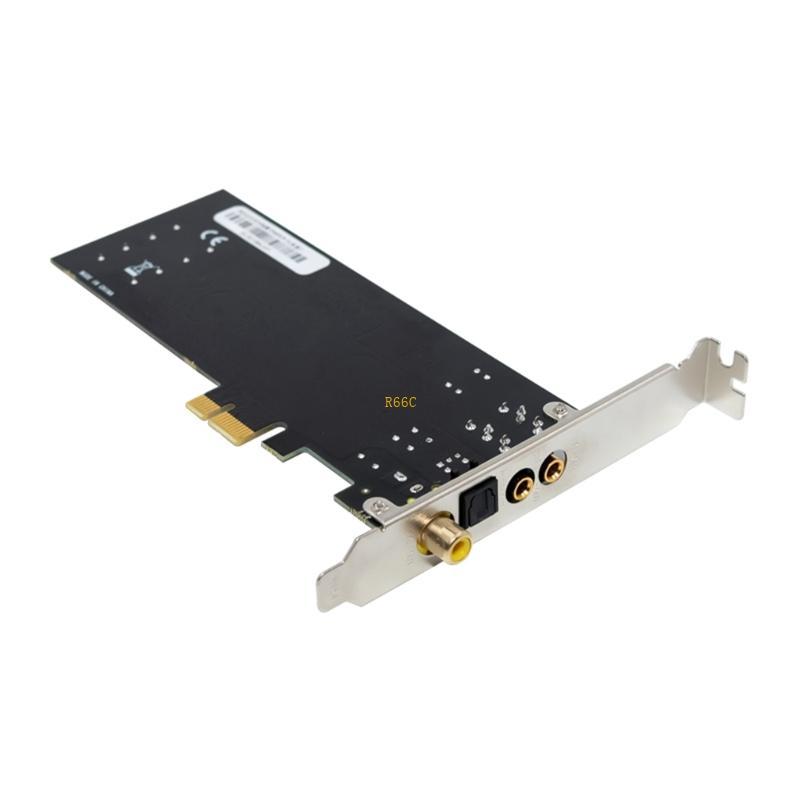 High Fidelitys PCIe Sound Card Supports 16Bit 24Bit Samplings Stereo PCM Output Via Opticals Coaxial