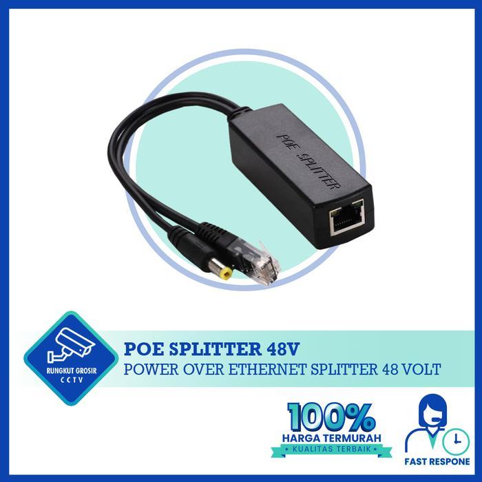 POE Splitter / POE Injector 48V ( Power Over Ethernet Splitter 48 Volt )