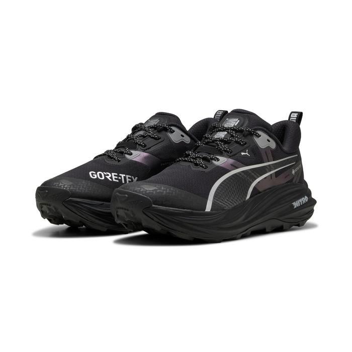 PUMA Sepatu Lari Trail Voyage NITRO 4 GTX Pria Black-Silver