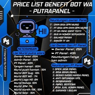 Panel Bot Wa Kebutuhan Hosting/Bot WhatsApp