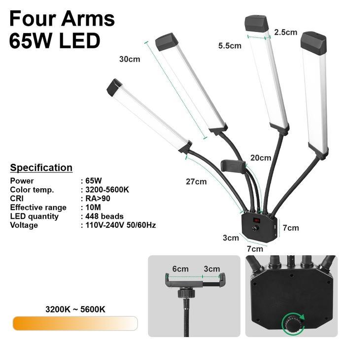 LED BI COLOR glamlight 4 bar glam light 4 bar
